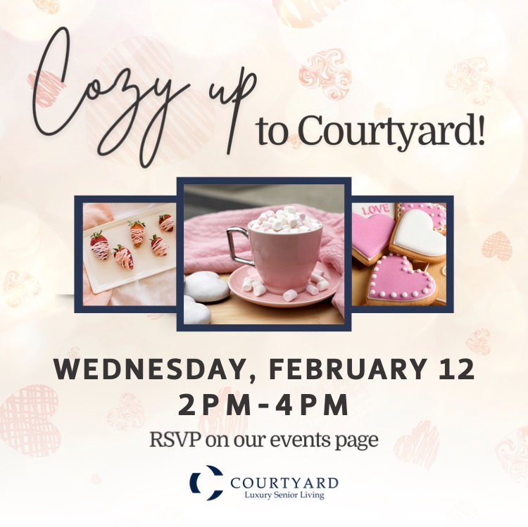 Cozy up to Courtyard! event poster