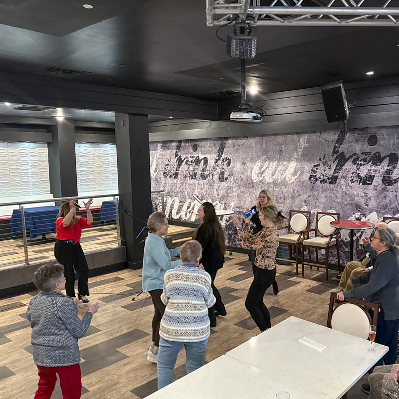 group of people dancing